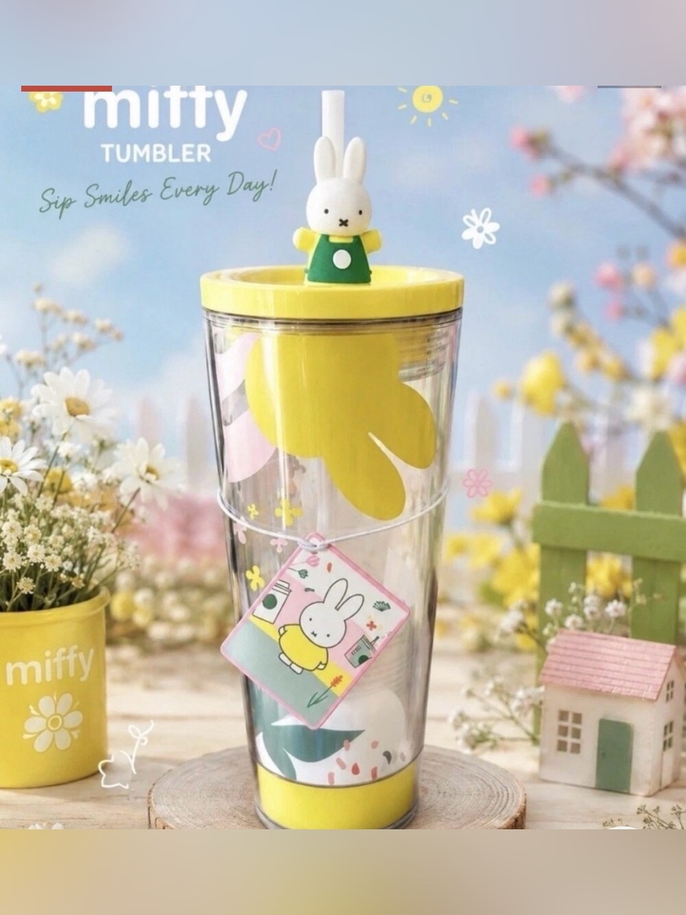 Starbucks X Miffy Limited Edition Collab 24Oz Straw Cup